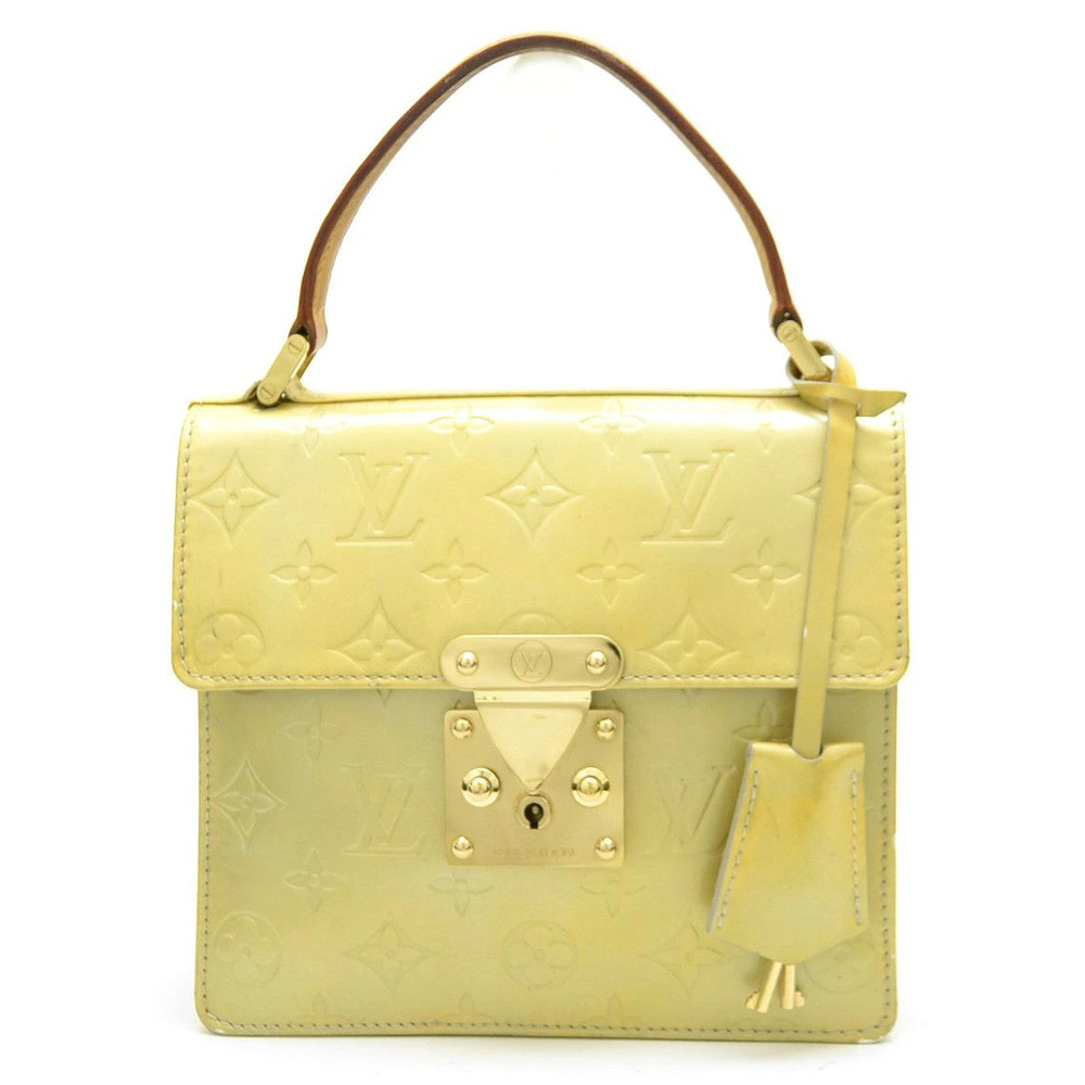 Louis Vuitton Vernis Spring Street Handbag Gris